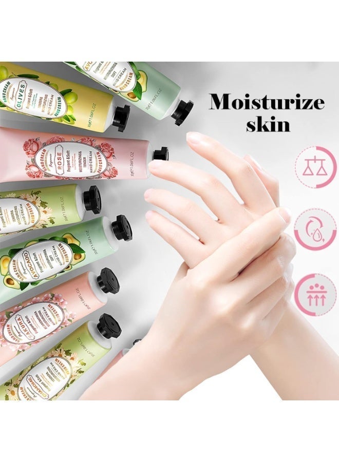 ChicAbode 20 Pack Hand Cream Gift Set, Moisturizing Hand Care Cream Travel Gift Set, Travel Size Hand Lotion for Women, Natural Plant Extracts, For Dry Cracked Hands, Mini Hand Cream With Natural Aloe - Image 4